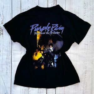 Retro Style Prince Purple Rain Graphic T Shirt Size L